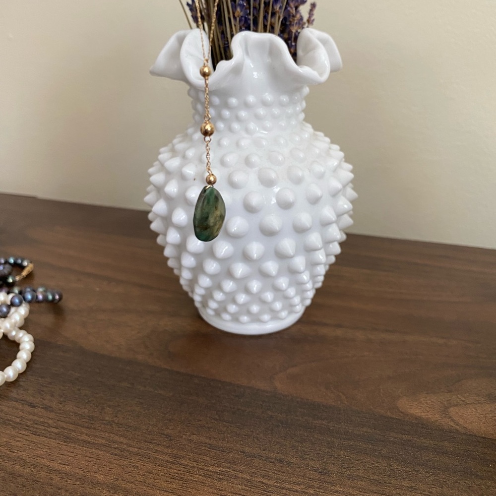 10C Emerald Y necklace from Ross Simons